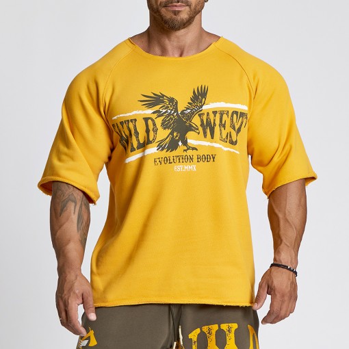 Short sleeve sweatshirt Evolution Body Yellow 2672YELLOW