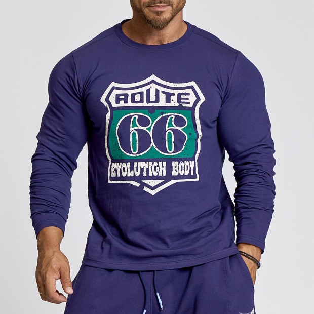 Evolution Body Mακρυμάνικη Μπλούζα "Route 66"