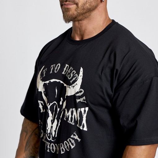 Short sleeve sweatshirt Evolution Body Black 2654BLACK