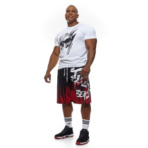 T-shirt Evolution Body White 2462WHITE-BLACK