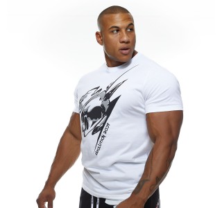 T-shirt Evolution Body Λευκό 2462WHITE-BLACK