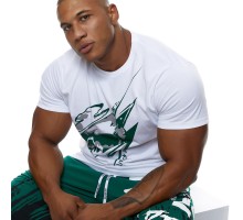 T-shirt Evolution Body Λευκό-Πράσινο 2462WHITE-GREEN