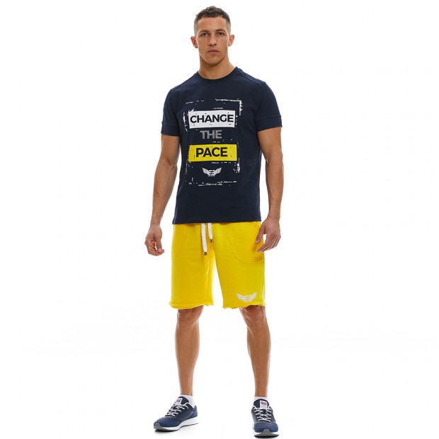 T-shirt Evolution Body Μπλε 2338ABLUE