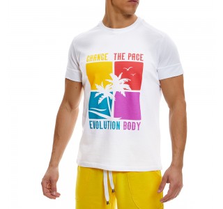 T-shirt Evolution Body Λευκό 2339Β