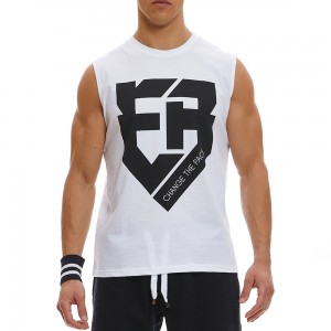 Sleeveless Tank Top Evolution Body White 2341W