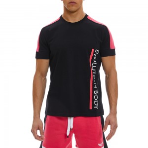 T-shirt Evolution Body Μαύρο 2369BL-FU