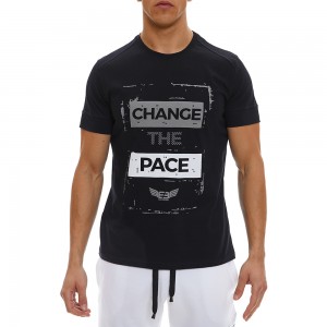  T-shirt Evolution Body Black 2338ABL
