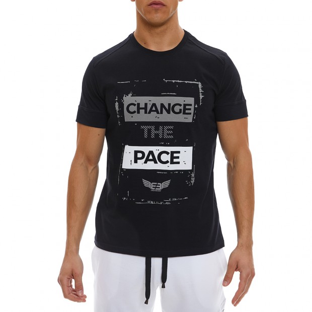 T-shirt Evolution Body Μαύρο 2338ABL