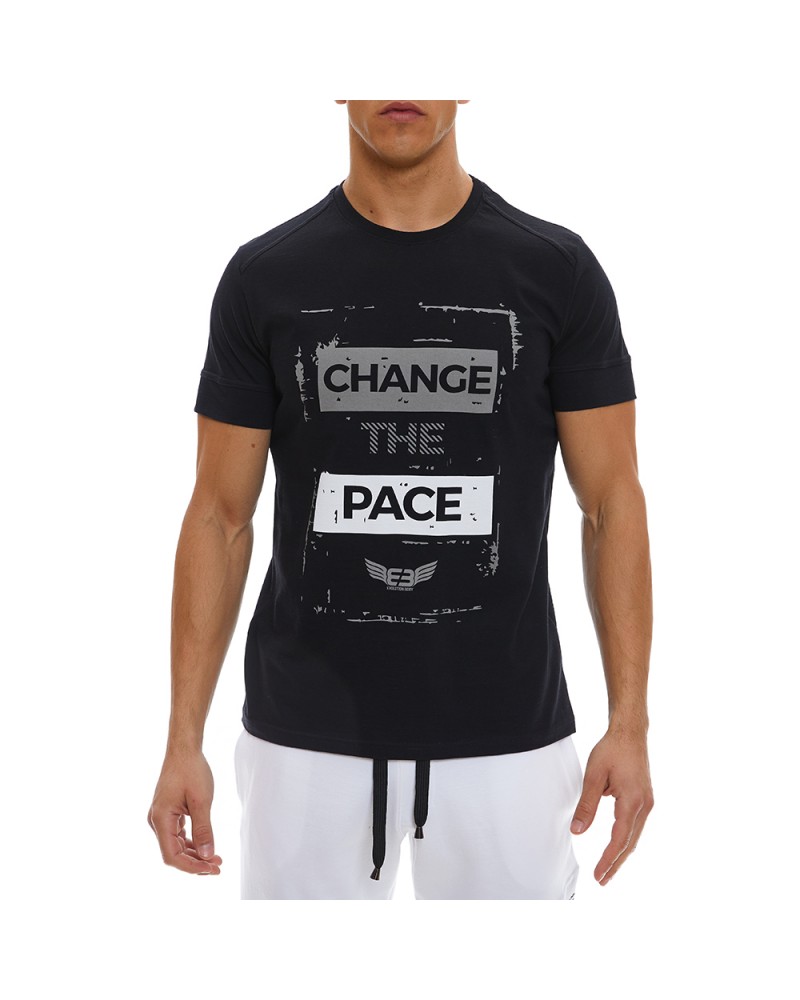  T-shirt Evolution Body Black 2338ABL