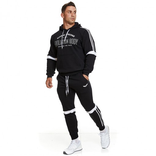 Hoodie Evolution Body Black 2372