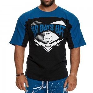 Short sleeve sweatshirt Evolution Body Petrol 2393PETROL