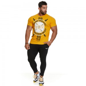 T-shirt Evolution Body Κίτρινο 2404YELLOW