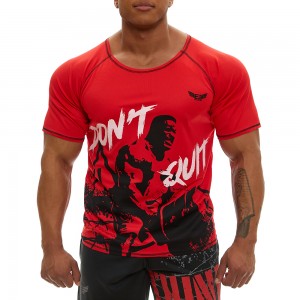 Short sleeve sweatshirt Evolution Body Red 2359RED