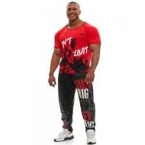Short sleeve sweatshirt Evolution Body Red 2359RED
