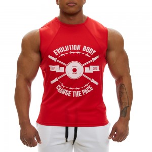 Sleeveless Tank Top Evolution Body Red 2350RED