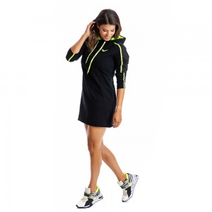 Sports Mini Dress Evolution Body Black 2327LI