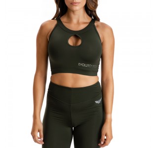 EVO-FIT Μπουστάκι Evolution Body Χακί 2332KH