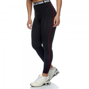 EVO-FIT Leggings Evolution Body Black-Red 2425BLACK-RED