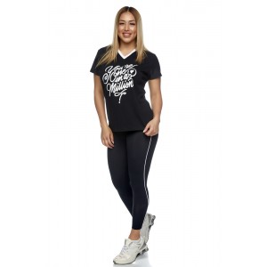 T-shirt Evolution Body Μαύρο 2426BLACK