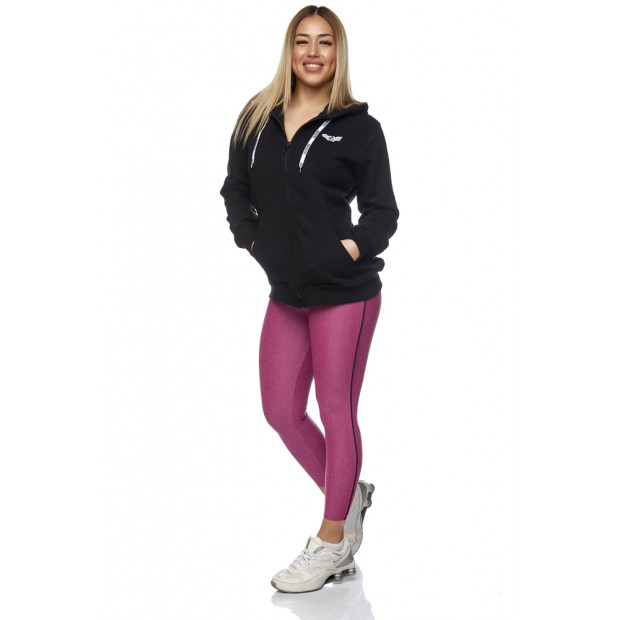 Ζακέτα Evolution Body Μαύρη 2418BLACK