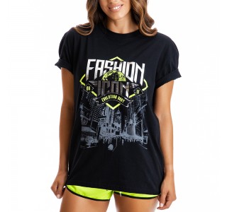 T-shirt Evolution Body Μαύρο 2323B