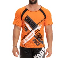 Short Sleeve Sweatshirt Evolution Body Orange 2247orange