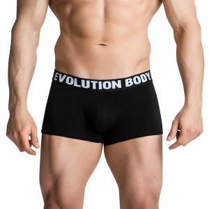 Boxer Brief Underwear Evolution Body Black 7002