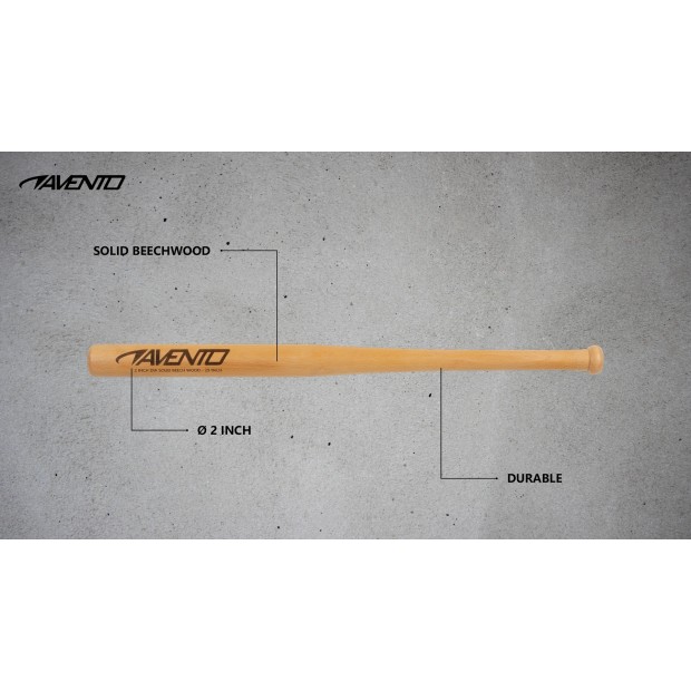 Ρόπαλο Baseball Ξύλινο Avento 73cm 47AP