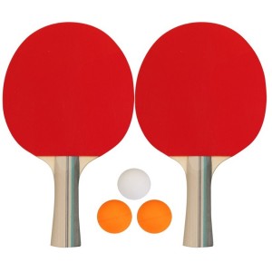 Σετ 2 Ρακέτες Ping Pong & 3 Μπαλάκια 61UG
