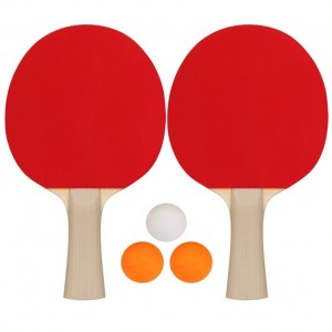 Σετ 2 Ρακέτες Ping Pong & 3 Μπαλάκια "Recreational" 61UK