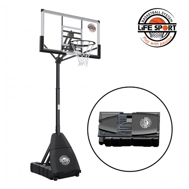Life Sport Μπασκέτα με βάση A027F Αναδιπλούμενη 400102706
