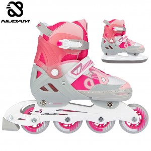 Nijdam Inline Skates - Παγοπέδιλα Combo "Bold Berry" N14AC02