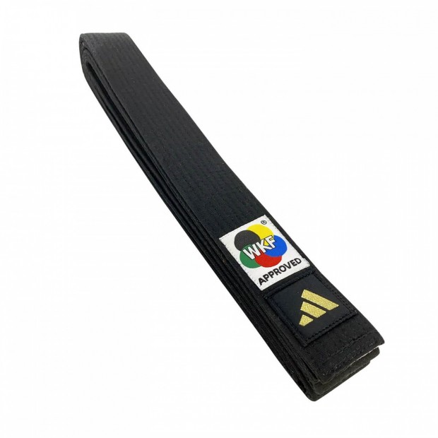 Ζώνη adidas ELITE II WKF Εγκεκριμένη 4,5cm - adib242K - Μαύρο