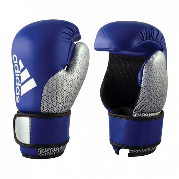 Pointfighting Γάντια adidas PRO WAKO Kickboxing - adiKBPF300 - Μπλε / Γκρι (Ασημί)