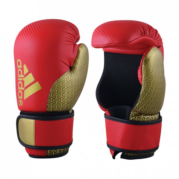 Pointfighting Γάντια adidas PRO WAKO Kickboxing - adiKBPF300 - Κόκκινο / Χρυσαφί