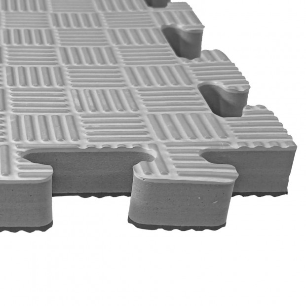 Στρώμα Τατάμι Παζλ ΟΙΚΟΝΟΜΙΚΟ Αφρολέξ 100x100x2,5cm - Γκρι / Μαύρο