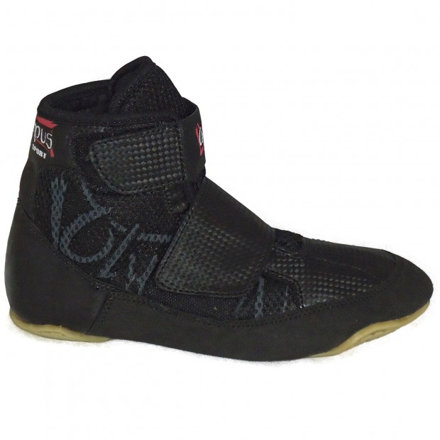 Παλαιστικά Παπούτσια Olympus Junior Velcro - Μαύρο