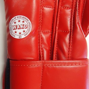 Πυγμαχικά Γάντια Adidas WAKO National Δέρμα – adiWAKOG1 - Κόκκινο