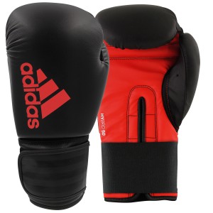 Πυγμαχικά Γάντια Adidas ΥΒΡΙΔΙΚΑ 50 – adiH50 - Μαύρο / Κόκκινο