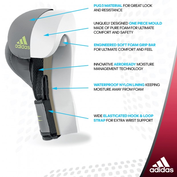 Πυγμαχικά Γάντια adidas SPEED TILT 150 -spd150TG - Μπλε / Μαύρο / Κόκκινο