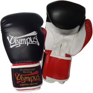 Πυγμαχικά Γάντια Olympus DIAMOND GEAR - Μαύρο / Κόκκινο / Άσπρο