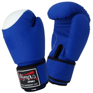 Πυγμαχικά Γάντια Olympus CHALLENGE - Μπλε / Άσπρο