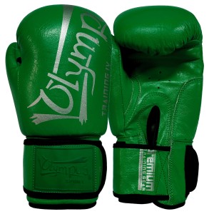 Πυγμαχικά Γάντια Olympus TRAINING IV Δέρμα - Πράσινο