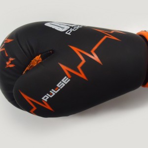 Πυγμαχικά Γάντια Olympus PULSE Matt PU - Μαύρο / Πορτοκαλί