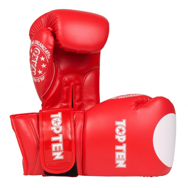 Πυγμαχικά Γάντια TOP TEN WAKO GT - Κόκκινο / Άσπρο