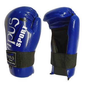 Pointfighting Γάντια Olympus Καρμπόν Ίνες PU - Μπλε