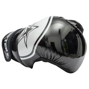 Pointfighting Γάντια TOP TEN POINTFIGHTER Glossy BLOCK STAR - Μαύρο / Άσπρο