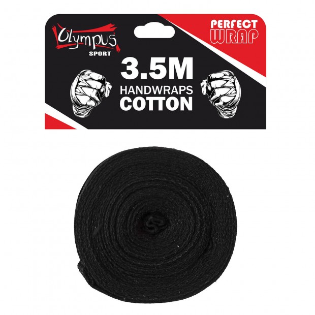 Μπαντάζ Olympus PERFECT WRAP Βαμβακερά - Μαύρο