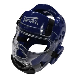 Κάσκα Olympus Πλήρη Προστασία Προσώπου Προαφαιρούμενη Μάσκα Αφρολέξ/Πλεξιγκλάς - Μπλε