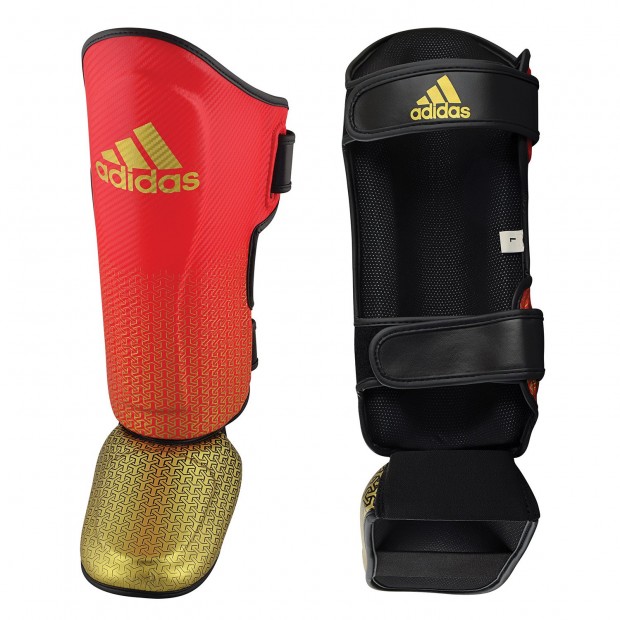 Επικαλαμίδες Κουτουπιέ adidas WAKO Kickboxing - adiKBSI300 - Κόκκινο / Χρυσαφί